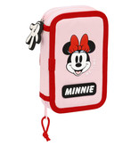 Disney Minnie Mouse Pochette remplie, Me Time -28 pièces - 19,5 x 12,5 x 4 cm - Polyester