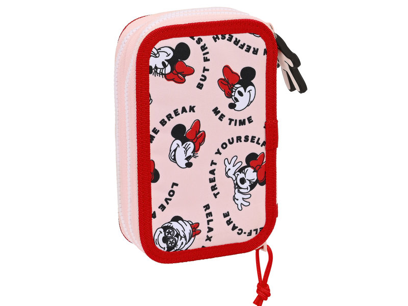 Disney Minnie Mouse Gefüllter Beutel, Me Time -28 Stück - 19,5 x 12,5 x 4 cm - Polyester