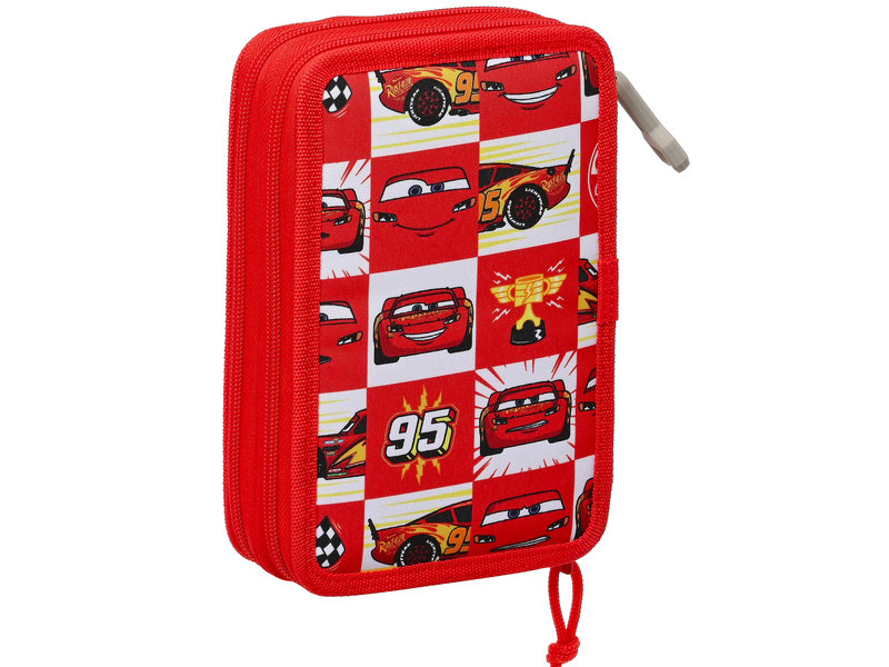 Disney Cars Filled case, Let's Race - 28 pieces - 19.5 x 12.5 x 4 cm - Polyester