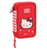 Hello Kitty Filled pouch, Spring -28 pieces - 19.5 x 12.5 x 4 cm - Polyester