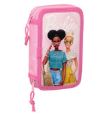 Barbie Filled pouch, Girl -28 pieces - 19.5 x 12.5 x 4 cm - Polyester