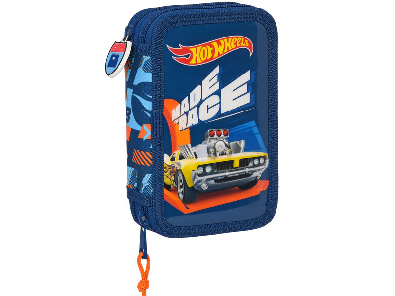 Hot Wheels Filled case, Speed Club - 28 pieces - 19.5 x 12.5 x 4 cm - Polyester