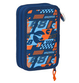 Hot Wheels Gefüllter Koffer Speed Club - 28 Stück - 19,5 x 12,5 x 4 cm - Polyester