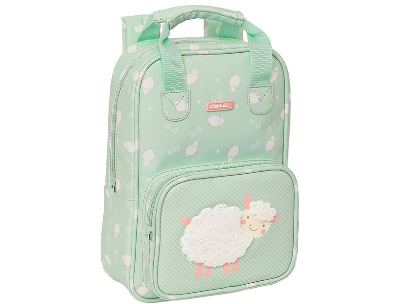 Safta Toddler backpack, Sheep - 28 x 20 x 8 cm - Polyester