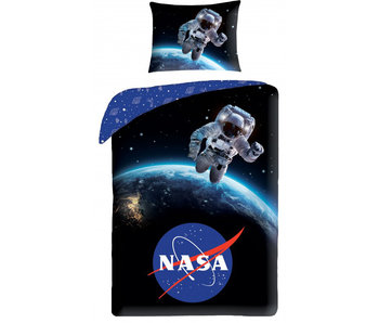 NASA Housse de couette Astronaute 140 x 200 + 70 x 90 cm Coton