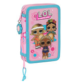 LOL Surprise! Filled pouch, Glow Girls -28 pieces - 19.5 x 12.5 x 4 cm - Polyester