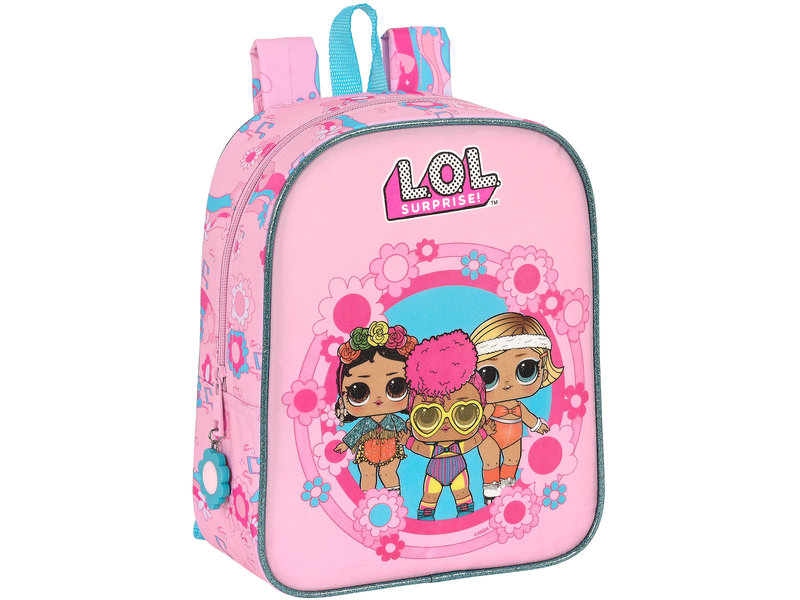 LOL Surprise! Kleinkinderrucksack, Glow Girls - 27 x 22 x 10 cm - Polyester