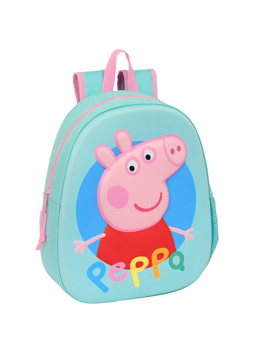 Peppa Pig Backpack 3D 35 x 27 cm Polyester