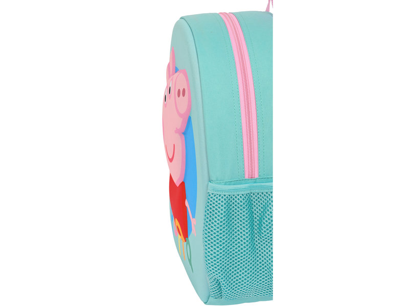 Peppa Pig Backpack, 3D - 35 x 27 x 10 cm - Polyester