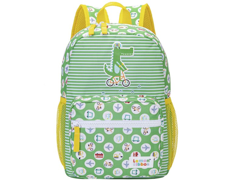 Lemon Ribbon Toddler Backpack, Croc - 32.5 x 22 x 11 cm - Polyester