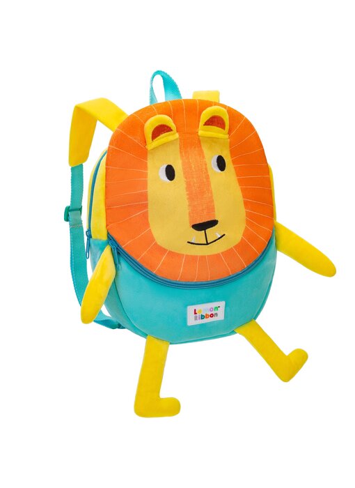 Lemon Ribbon Kleinkinderrucksack Furry Animals Lion 30 x 28 cm Polyester