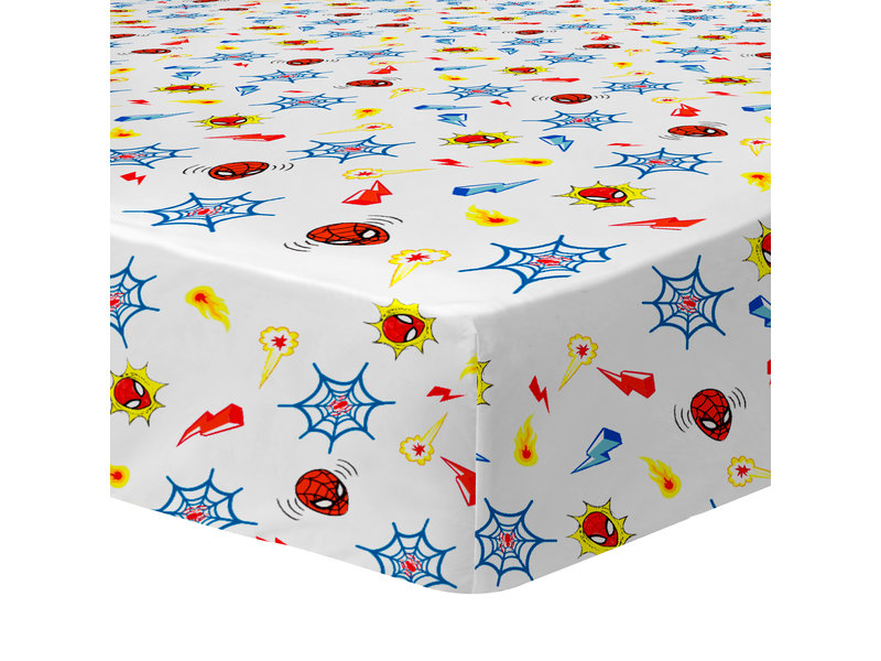 SpiderMan Fitted sheet Avenger - Single - 90 x 190/200 cm - Cotton