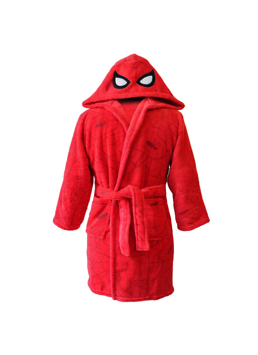 SpiderMan Peignoir Masque 6/8 ans 100% Polyester