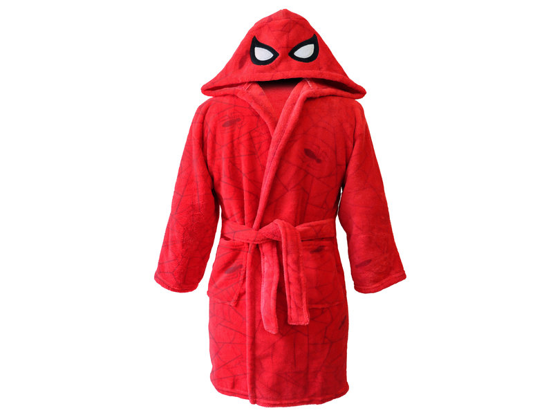 SpiderMan Masque Peignoir - 6/8 ans - Polyester