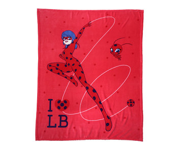 Miraculous Fleece blanket Jump - 125 x 150 cm