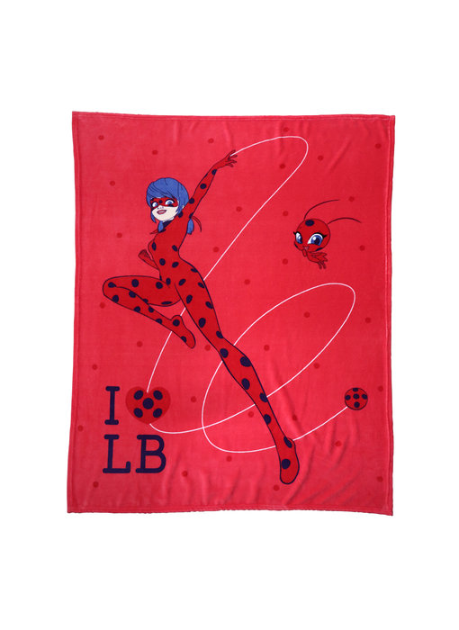 Miraculous Fleece blanket Jump - 125 x 150 cm