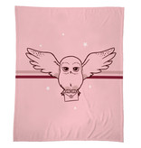 Harry Potter Couverture polaire Premium, Girly Owl - 125 x 150 cm - Polyester