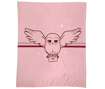 Harry Potter Fleece blanket Girly Owl - 125 x 150 cm