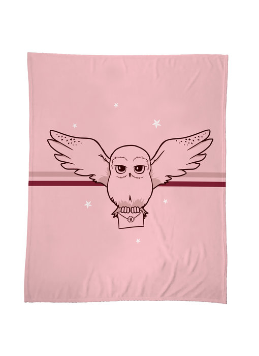 Harry Potter Couverture polaire Girly Owl - 125 x 150 cm