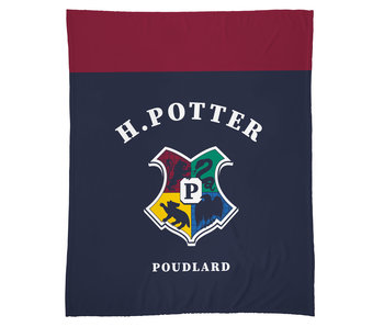 Harry Potter Couverture polaire Premium Hogwarts Logo - 125 x 150 cm