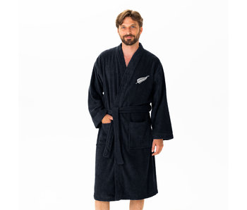 All Blacks Bathrobe New Zealand Small Cotton