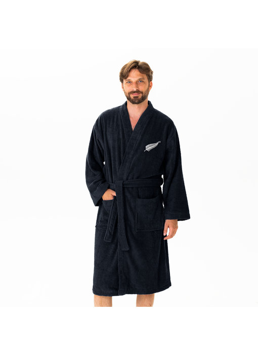 All Blacks Bathrobe New Zealand Small Cotton