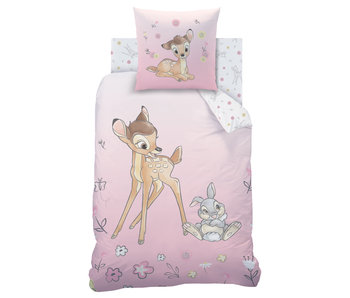 Disney Bambi Dekbedovertrek Flower 140 x 200 Katoen