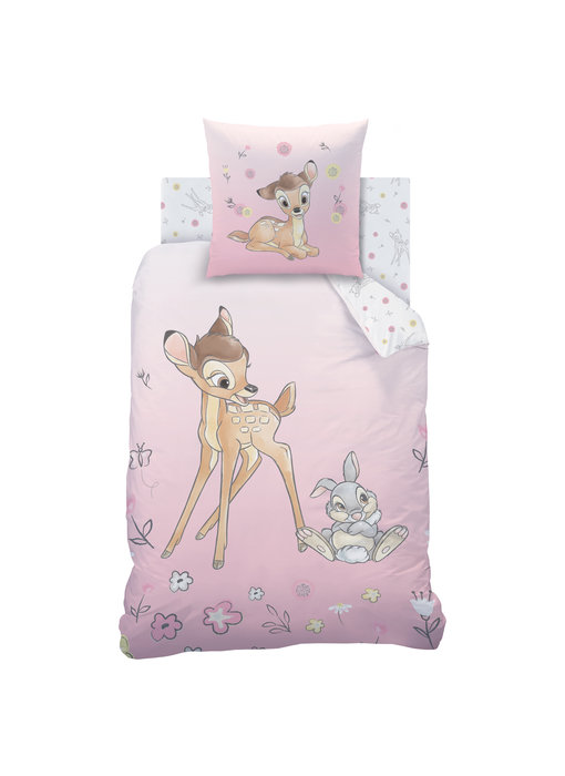Disney Bambi Housse de couette Flower 140 x 200 Coton