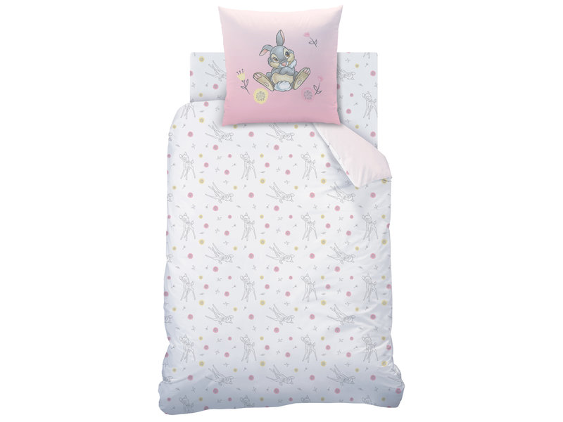 Disney Bambi Bettbezug Flower - Einzelbett - 140 x 200 cm - Baumwolle