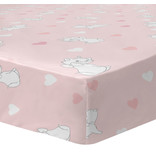 Disney Aristocats Drap housse Love - Seul - 90 x 190/200 cm - Coton