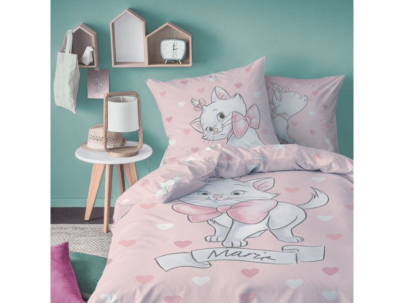 Disney Aristocats Bettbezug Love - Single - 140 x 200 cm - Baumwolle