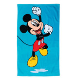 Disney Mickey Mouse Serviette de plage, Bleu - 70 x 120 cm - Coton