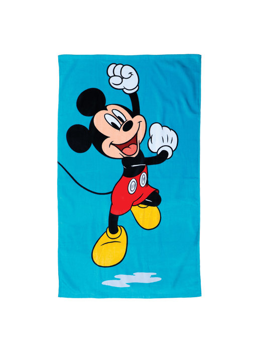 Disney Mickey Mouse Serviette de plage Bleu 70x120 cm Coton