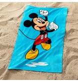 Disney Mickey Mouse Serviette de plage, Bleu - 70 x 120 cm - Coton