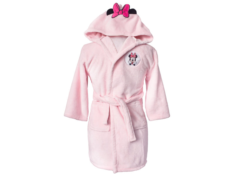 Disney Minnie Mouse Bademantel, Love - 6/8 Jahre - 100% Polyester