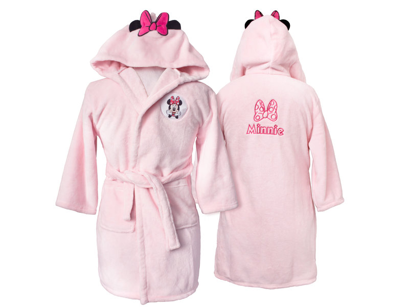 Disney Minnie Mouse Bademantel, Love - 6/8 Jahre - 100% Polyester