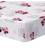Disney Minnie Mouse Spannbettlaken, Shopping - Einzelbett - 90 x 190/200 cm - Baumwolle