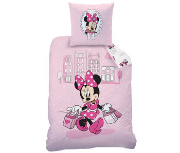 Disney Minnie Mouse Dekbedovertrek Shopping 140 x 200 cm Katoen