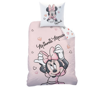 Disney Minnie Mouse Bettbezug Smile 140 x 200 cm Baumwolle