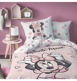 Disney Minnie Mouse Dekbedovertrek Smile - Eenpersoons - 140 x 200 cm - Katoen