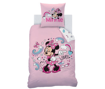 Disney Minnie Mouse Housse de couette Wink 140 x 200 Coton