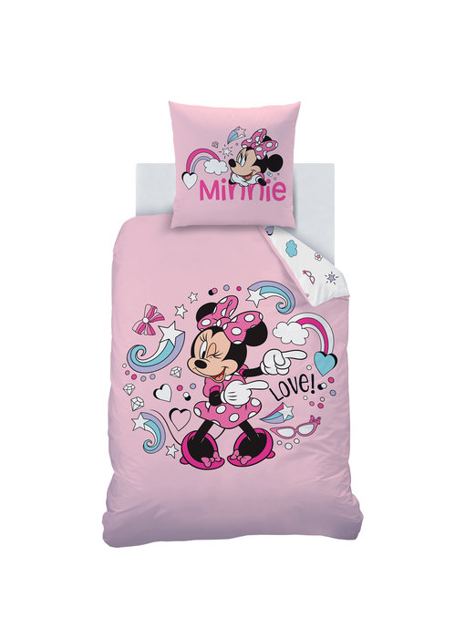 Disney Minnie Mouse Bettbezug Wink 140 x 200 Baumwolle