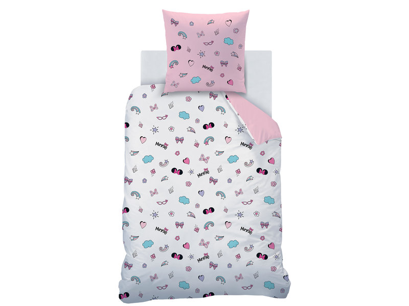 Disney Minnie Mouse Duvet cover Wink - Single - 140 x 200 cm - Cotton