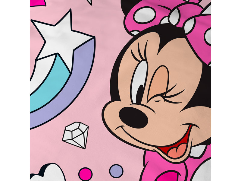 Disney Minnie Mouse Bettbezug Wink - Single - 140 x 200 cm - Baumwolle