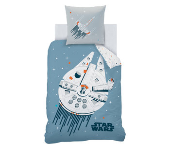 Star Wars Duvet cover Millenium Falcon 140 x 200 cm Cotton