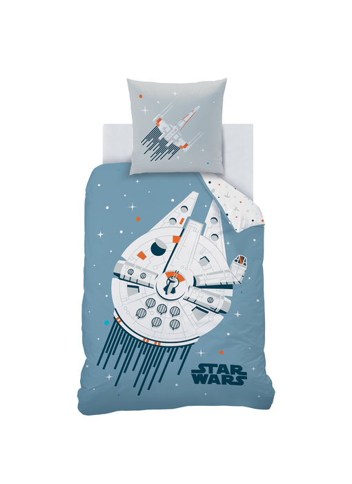 Star Wars Duvet cover Millenium Falcon 140 x 200 cm Cotton