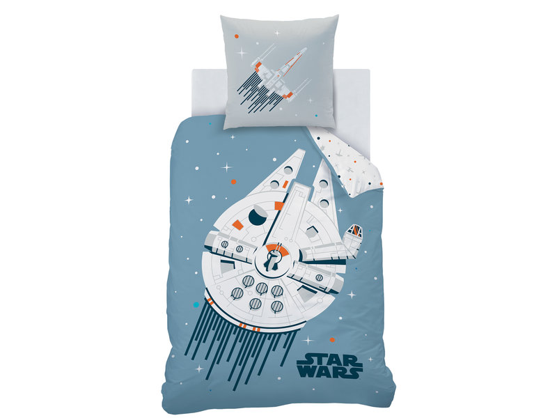 Star Wars Duvet cover Millenium Falcon - Single - 140 x 200 cm - Cotton