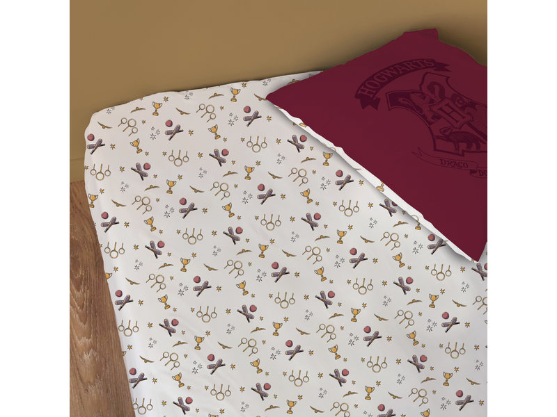 Harry Potter Fitted sheet Magical Moments - Single - 90 x 190/200 cm - Cotton