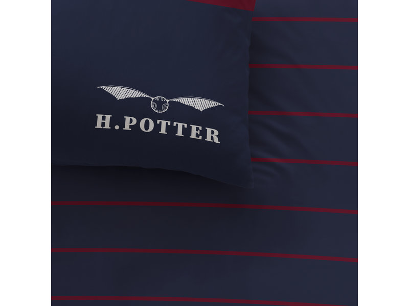 Harry Potter Dekbedovertrek Stripe - Eenpersoons - 140 x 200 cm - Katoen