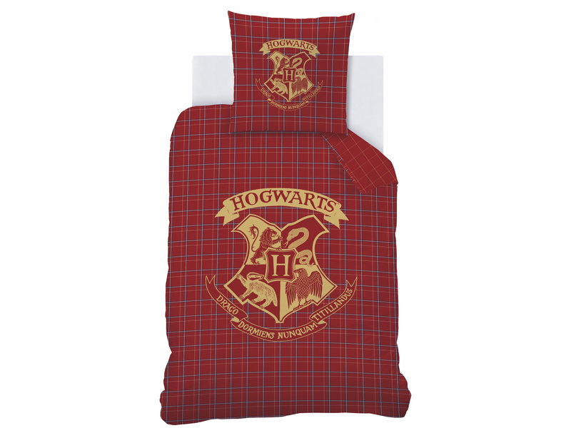 Harry Potter Housse de couette Tartan - Seul - 140 x 200 cm - Coton